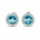 Auskari „Clarice X (Aqua Bohemica)“ ar Preciosa® kristāliem