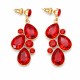 Earrings “Fillory Magic (Light Siam)” with Crystals by Preciosa™