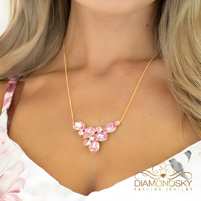 Kulons „Fillory Magic (Light Rose)“ ar Preciosa® kristāliem