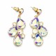Earrings “Fillory Magic (Aurora Borealis)” with Crystals by Preciosa™