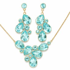 Komplekts sievietēm „Fillory Burvība (Aqua Bohemica)“ ar Preciosa® kristāliem