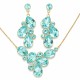Komplekts sievietēm „Fillory Burvība (Aqua Bohemica)“ ar Preciosa® kristāliem