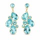 Auskari „Fillori Burvība (Aqua Bohemica)“ ar Preciosa™ kristāliem