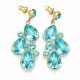 Auskari „Fillori Burvība (Aqua Bohemica)“ ar Preciosa™ kristāliem