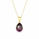 Sudraba kulons „Crystal Drop (Amethyst)“ ar Preciosa® kristāliem