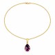 Sudraba komplekts „Kristāla Lāse (Amethyst)“ ar Preciosa® kristāliem