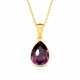 Sudraba kulons „Crystal Drop (Amethyst)“ ar Preciosa® kristāliem