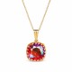 Komplekts sievietēm „Vintage V (Light Siam Shimmer)“ ar Swarovski® kristāliem