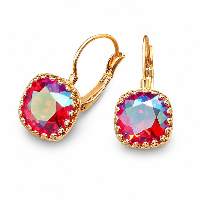 Komplekts sievietēm „Vintage V (Light Siam Shimmer)“ ar Swarovski® kristāliem