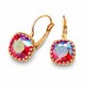 Komplekts sievietēm „Vintage V (Light Siam Shimmer)“ ar Swarovski® kristāliem
