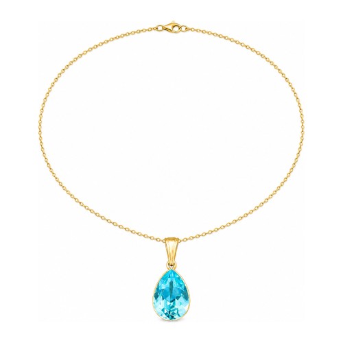 Sudraba kulons „Crystal Drop (Aqua Bohemica)“