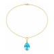Sudraba kulons „Crystal Drop (Aqua Bohemica)“ ar Preciosa® kristāliem