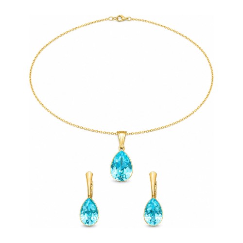 Sudraba komplekts „Kristāla Lāse (Aqua Bohemica)“
