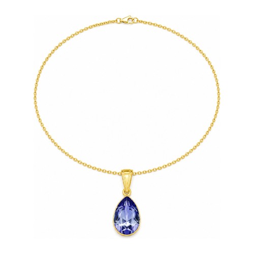 Sudraba kulons „Kristāla Lāse (Tanzanite)“