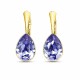 Sudraba auskari „Kristāla Lāse (Tanzanite)“ ar Preciosa® kristāliem