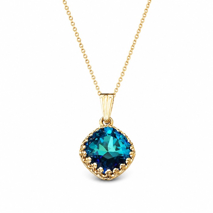 Komplekts sievietēm „Vintage IV (Bermuda Blue)“ ar Swarovski® kristāliem