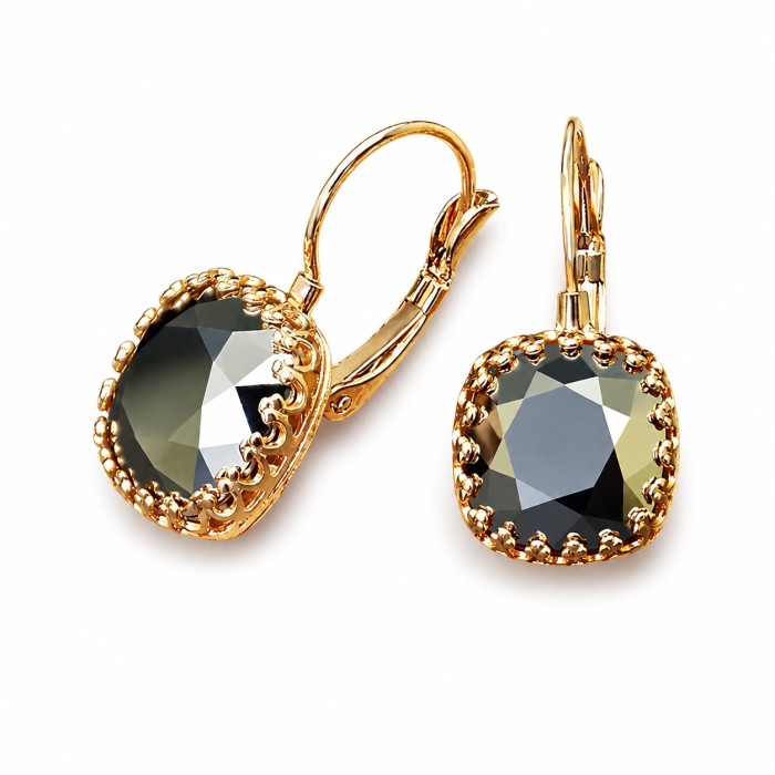 Komplekts sievietēm „Vintage V (Light Chrome)“ ar Swarovski® kristāliem