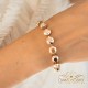 Aproce „Klasika II (Rose Gold)“ ar Swarovski® kristāliem