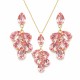 Komplekts sievietēm „Amber II (Light Rose)“ ar Preciosa® kristāliem