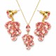 Komplekts sievietēm „Amber II (Light Rose)“ ar Preciosa® kristāliem