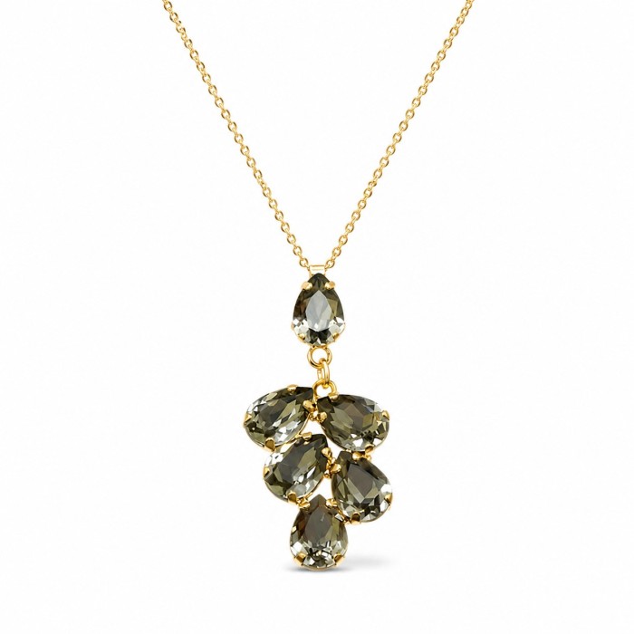 Kulons „Amber II (Black Diamond)“ ar Preciosa® kristāliem