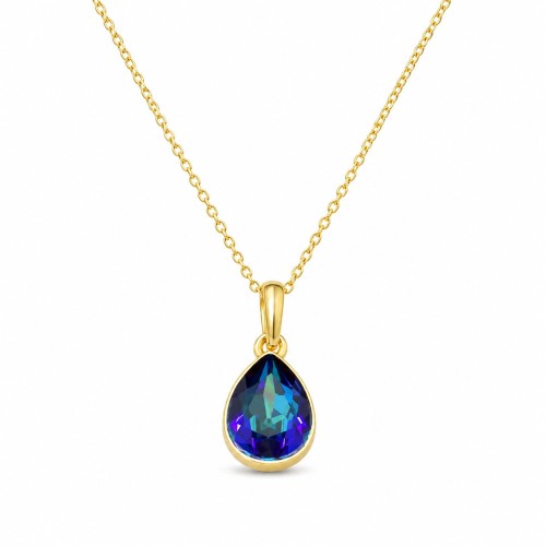 Кулон «Кристальная Капля (Bermuda Blue)»