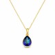 Kulons „Kristāla Lāse (Bermuda Blue)“ ar Swarovski® kristāliem