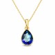 Kulons „Kristāla Lāse (Bermuda Blue)“ ar Swarovski® kristāliem