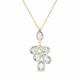Kulons „Amber II (Aurora Borealis)“ ar Preciosa® kristāliem