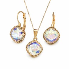 Komplekts sievietēm „Vintage IV (Aurora Borealis)“ ar Swarovski® kristāliem