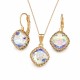 Komplekts sievietēm „Vintage IV (Aurora Borealis)“ ar Swarovski® kristāliem