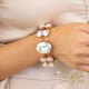 Aproce „Akrus (Aurora Borealis)“ ar Swarovski® kristāliem