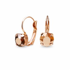 Auskari „Krāšņums II (Rose Gold)“ ar Swarovski™ kristāliem