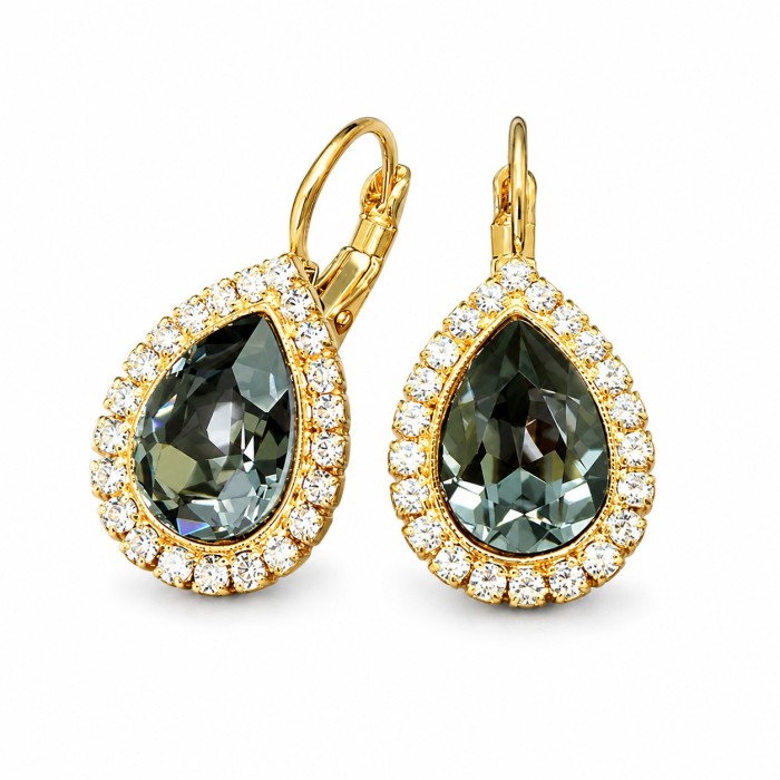 Komplekts sievietēm „Debesu Piliens (Silver Night)“ ar Swarovski® kristāliem
