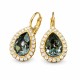 Komplekts sievietēm „Debesu Piliens (Silver Night)“ ar Swarovski® kristāliem