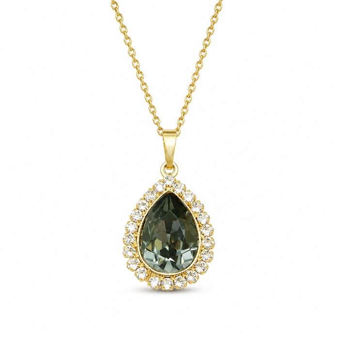 Komplekts sievietēm „Debesu Piliens (Silver Night)“ ar Swarovski® kristāliem