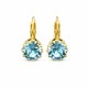 Auskari „Spīdošs Akvamarīns“ ar Swarovski® kristāliem