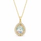 Komplekts „Debesu Piliens (White Patina)“ ar Swarovski® kristāliem