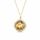 Komplekts sievietēm „Žilbinošais Mirdzums III (Golden Shadow)“ ar Swarovski® kristāliem