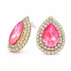 Auskari „Jasmīns (Lotus Pink DeLite)“ ar Swarovski® kristāliem