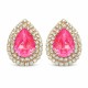 Auskari „Jasmīns (Lotus Pink DeLite)“ ar Swarovski® kristāliem