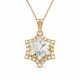Kulons „Snowflake“ ar Swarovski® kristāliem