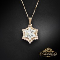 Kulons "Sniegpārsla" ar Swarovski™ kristāliem