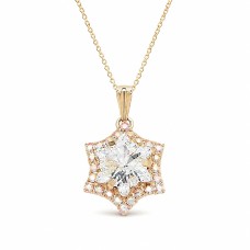 Кулон «Снежинка» с кристаллами Swarovski®
