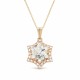 Kulons „Snowflake“ ar Swarovski® kristāliem