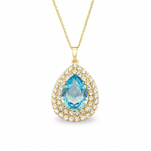 Кулон «Жасмин (Aquamarine)»