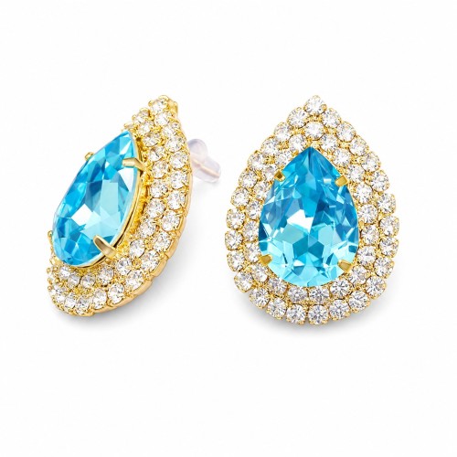 Auskari „Jasmīns (Aquamarine)“