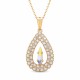 Kulons „Atlantis (Aurora Borealis)“ ar Swarovski® kristāliem