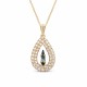 Kulons „Atlantis (SIlver Night)“ ar Swarovski™ kristāliem