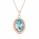 Kulons „Solar Illusion (Aqua Bohemica)“ ar Preciosa® kristāliem